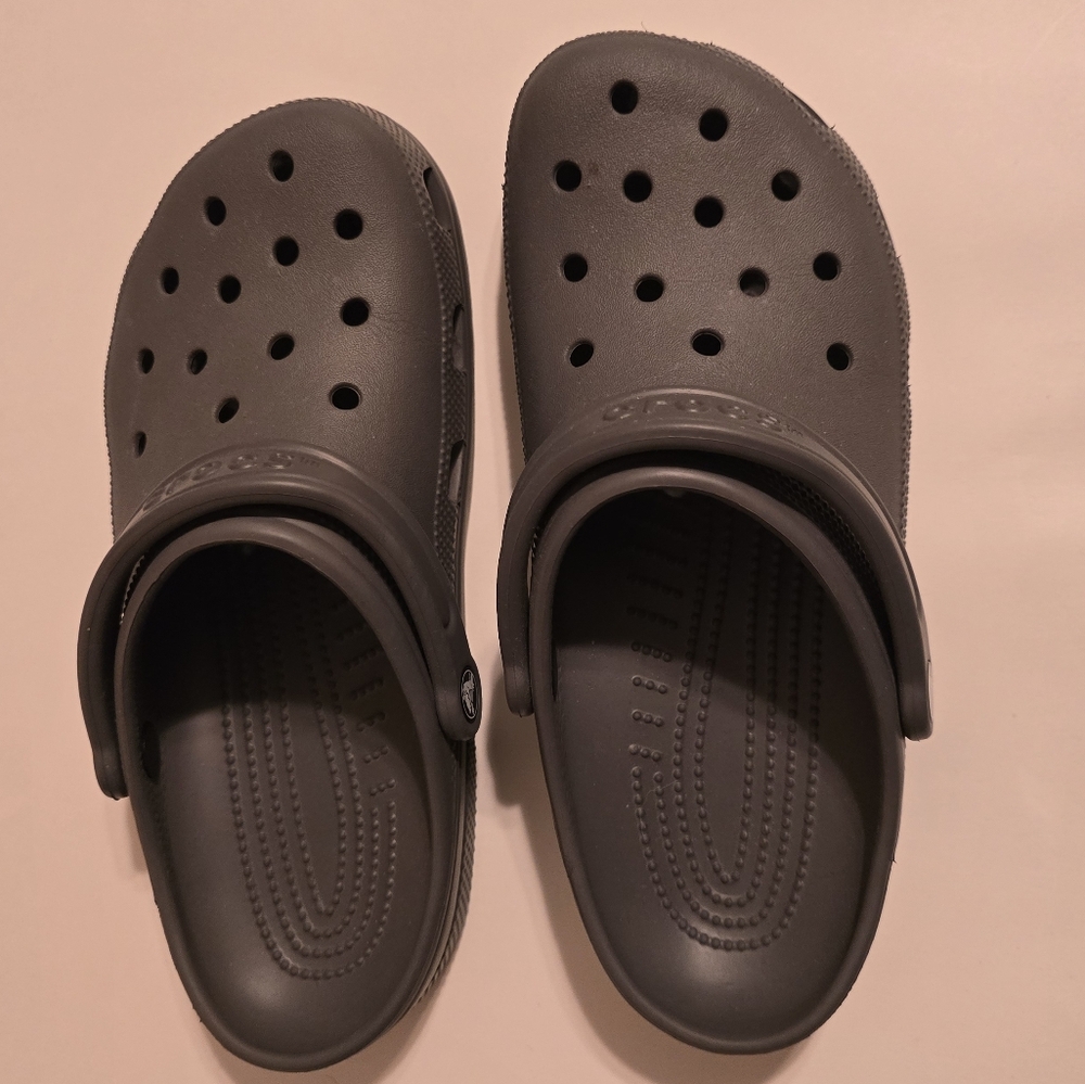 Gray Clogs with Strap - Picture 3 of 7